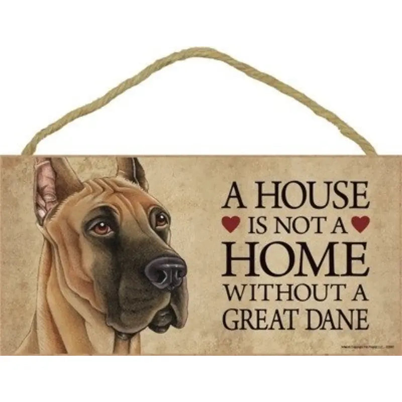 Great Dane plaque