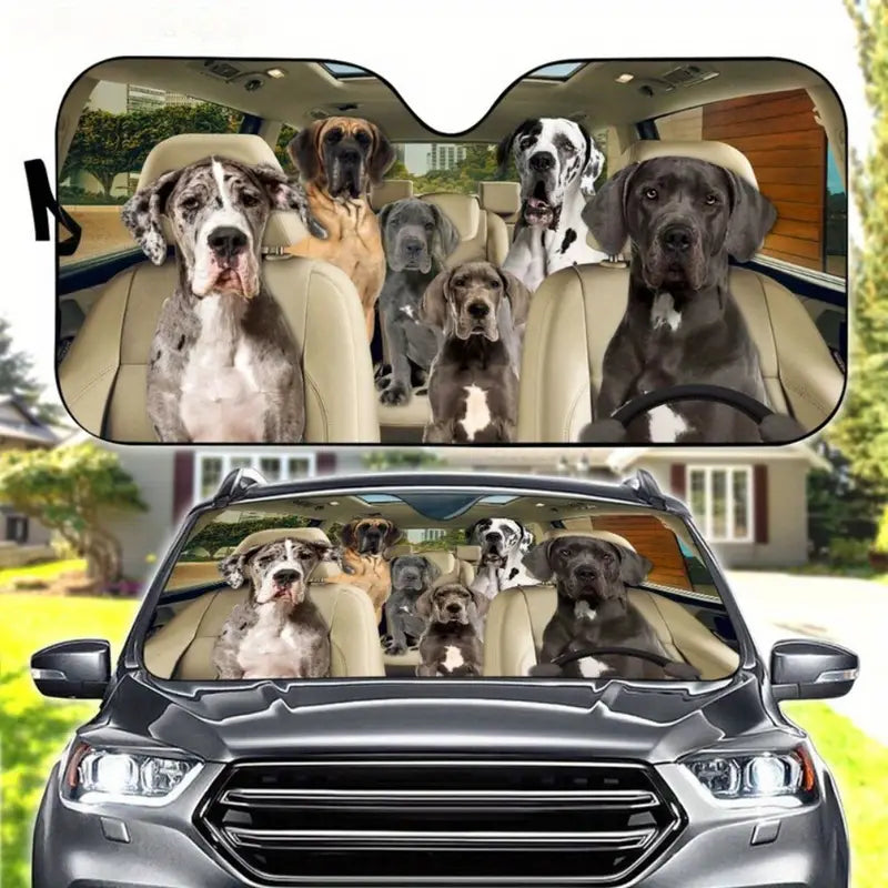 Great Dane Car Sunshade